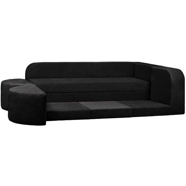 Бескаркасный диван Edka Jupiter 210x280x50 M37 Black