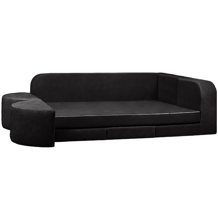 Бескаркасный диван Edka Jupiter 210x280x50 M37 Black
