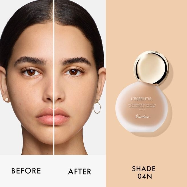 Fond de ten pentru față Guerlain L'Essentiel High Perfection SPF 15 04N Moyen 30ml