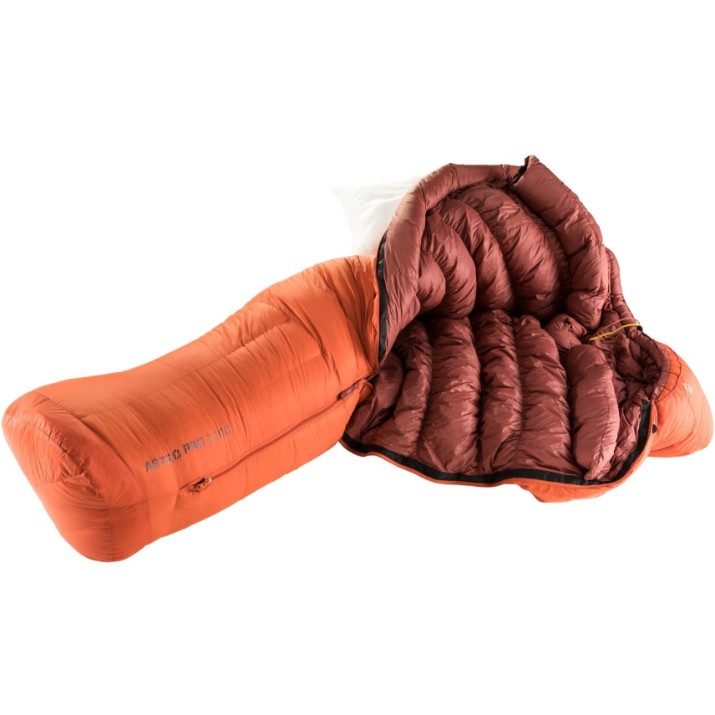Sac de dormit Deuter Astro Pro 1000 SL Left Paprika/Redwood