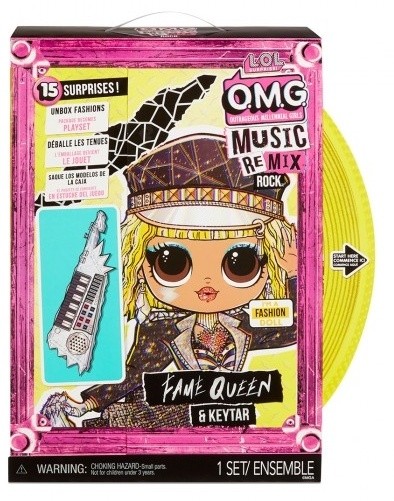 Păpușa L.O.L. Surprise O.M.G. Remix Rock Fame Gueen (577607)