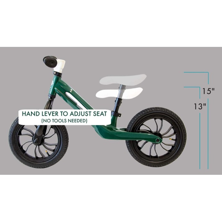 Bicicleta fără pedale Qplay Racer Green