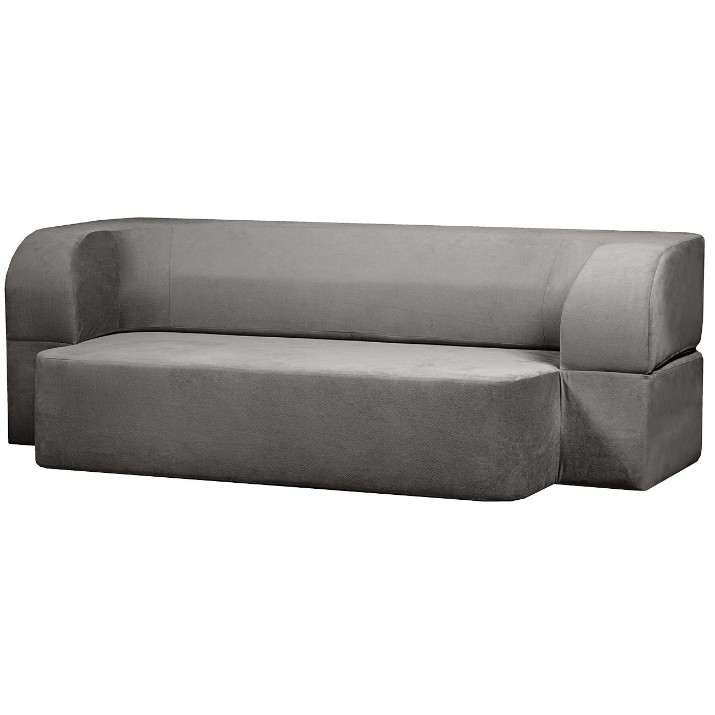 Бескаркасный диван Edka Meteor 200x140x40 M18 Dark Grey