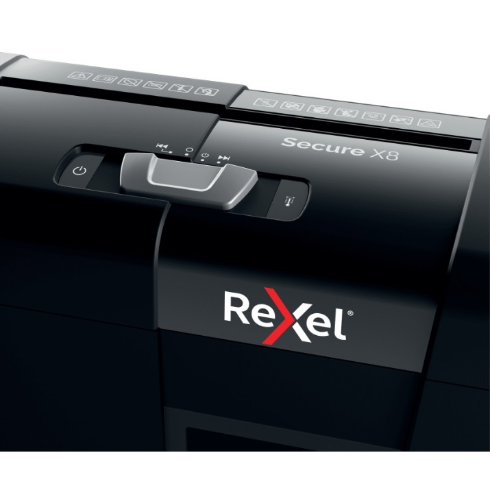 Distrugător de documente Rexel Secure X8 P4 Cross Cut