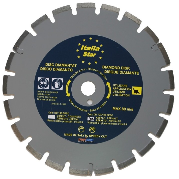Диск для резки Italia Star DD107/002A