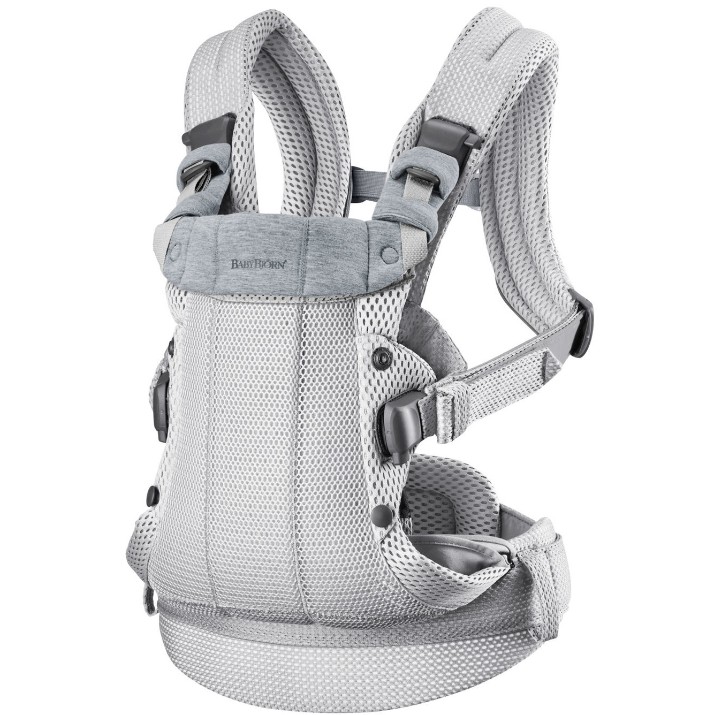 Marsupiu pentru copii BabyBjorn Harmony Silver (088004E1)