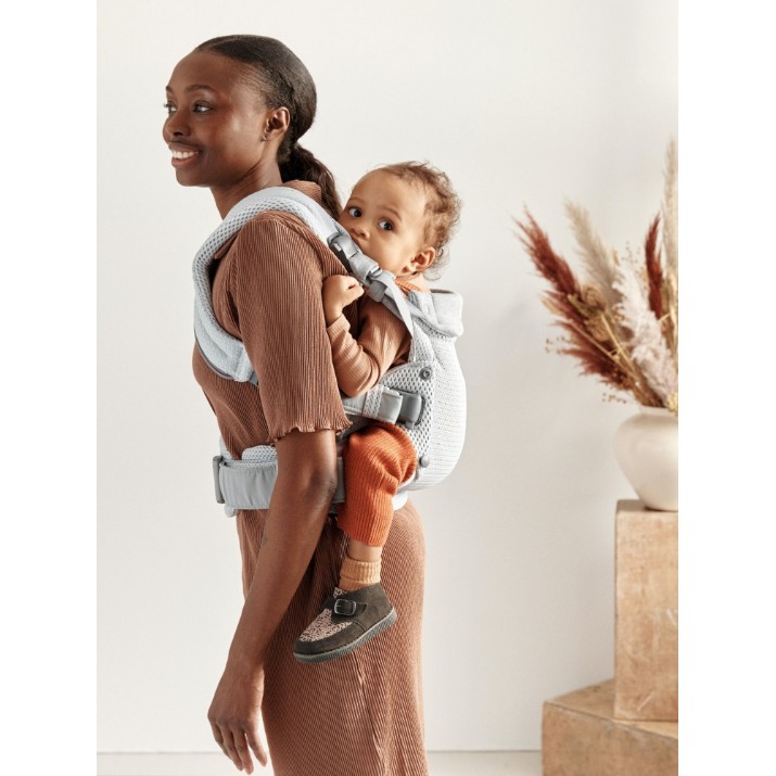 Marsupiu pentru copii BabyBjorn Harmony Silver (088004E1)