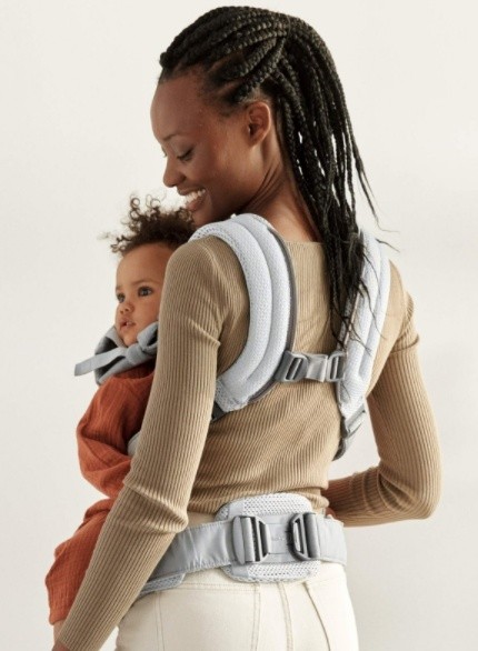 Marsupiu pentru copii BabyBjorn Harmony Silver (088004E1)