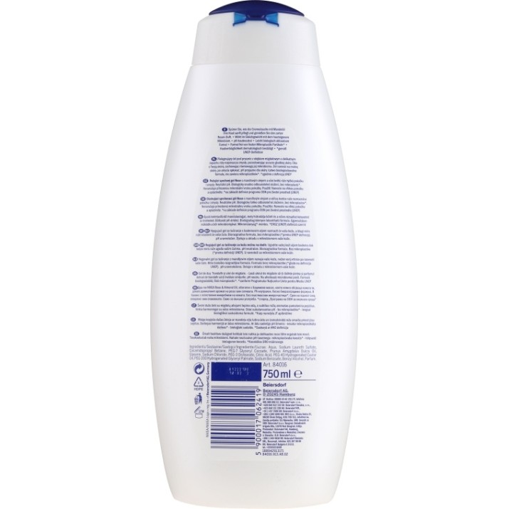 Gel de duș Nivea Care&Roses 750ml