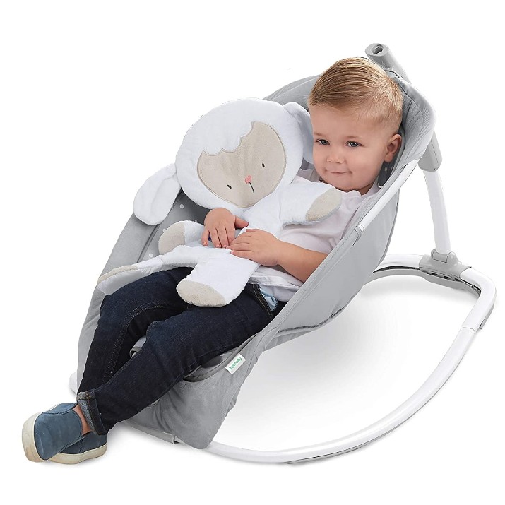 Электрические качели Bright Starts Ingenuity Cuddle Lamb (12118)