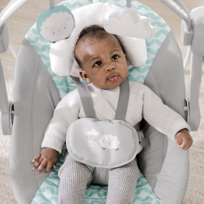 Электрические качели Bright Starts Ingenuity Swingity Swing Goji (12536)