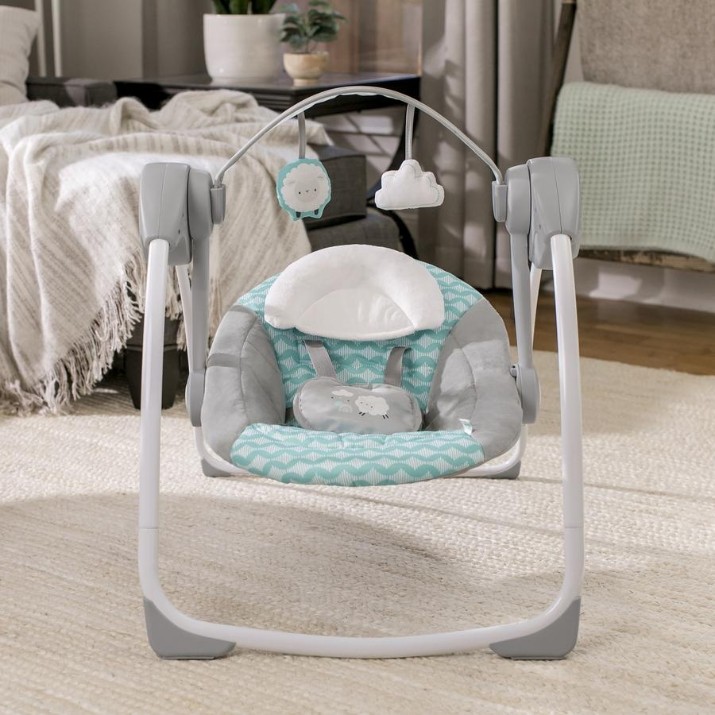 Электрические качели Bright Starts Ingenuity Swingity Swing Goji (12536)