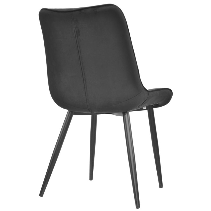 Стул Deco Hans Black/Black Legs HLR66