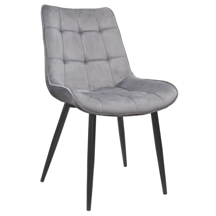 Scaun Deco Hans Grey/Black Legs