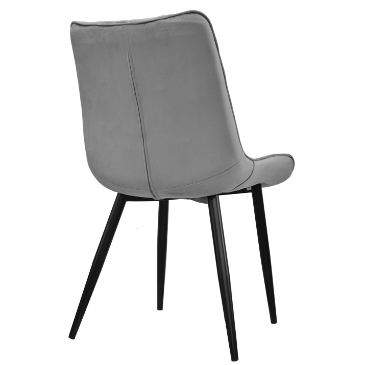 Scaun Deco Hans Grey/Black Legs