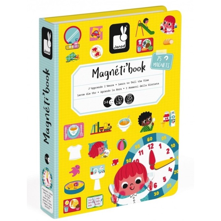 Развивающий набор Janod Magneti'book: Learn To Tell The Time (J02724)