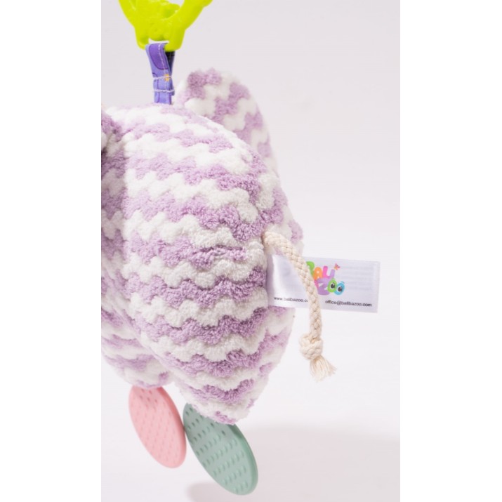 Jucărie pentru pătuturi si carucioare BaliBazoo Knit Elephant (80425)
