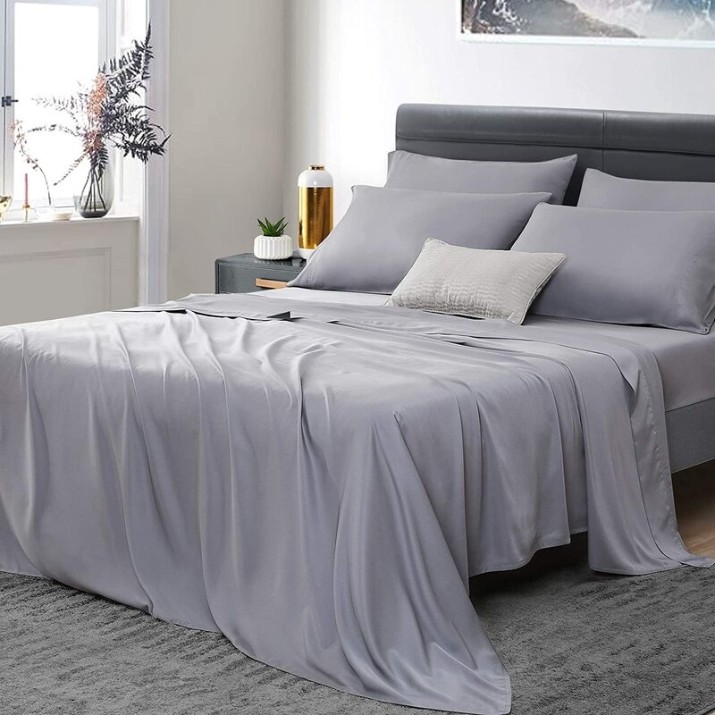 Постельное бельё Cottony Satin de Lux Gray Uniton 2E (17272)
