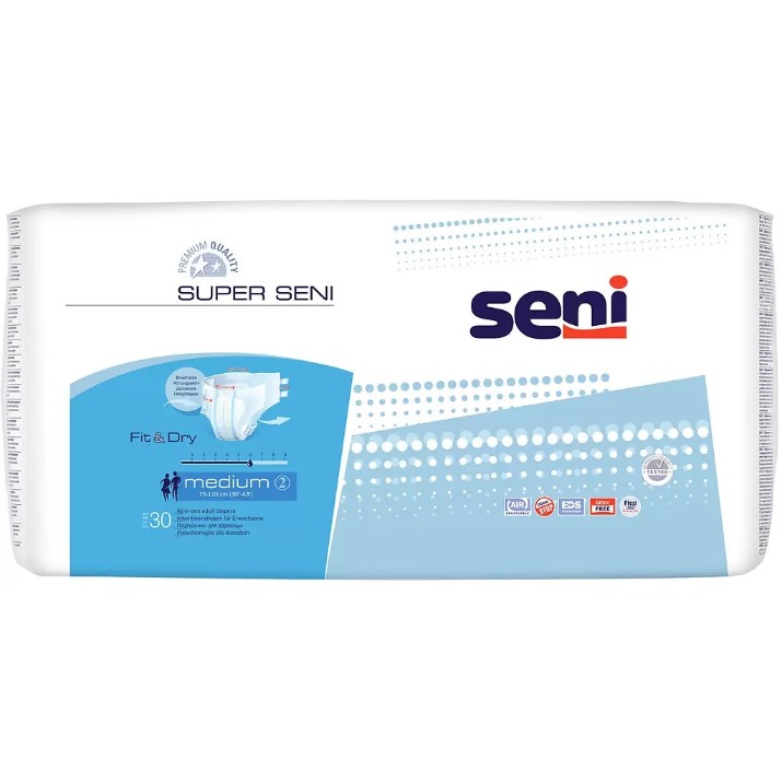 Подгузники для взрослых Seni Super Medium 2/30pcs