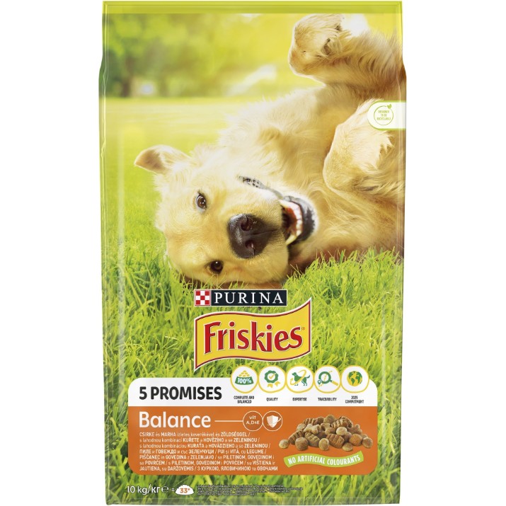 Сухой корм для собак Purina Friskies Balance Chicken&Vegetables 10kg