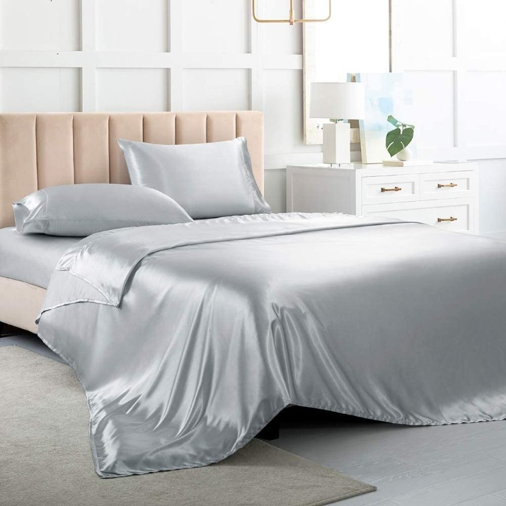 Постельное бельё Cottony Satin De Lux Light Gray Uniton 2E (17320)