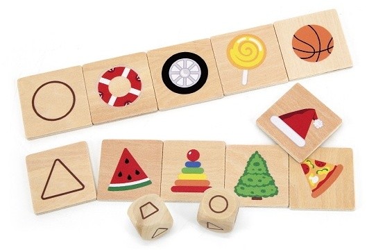 Развивающий набор Viga Learning Shapes Puzzle Set (44506)
