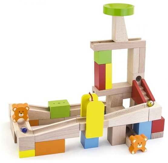Cuburi Viga Marble Run 49pcs (51619)