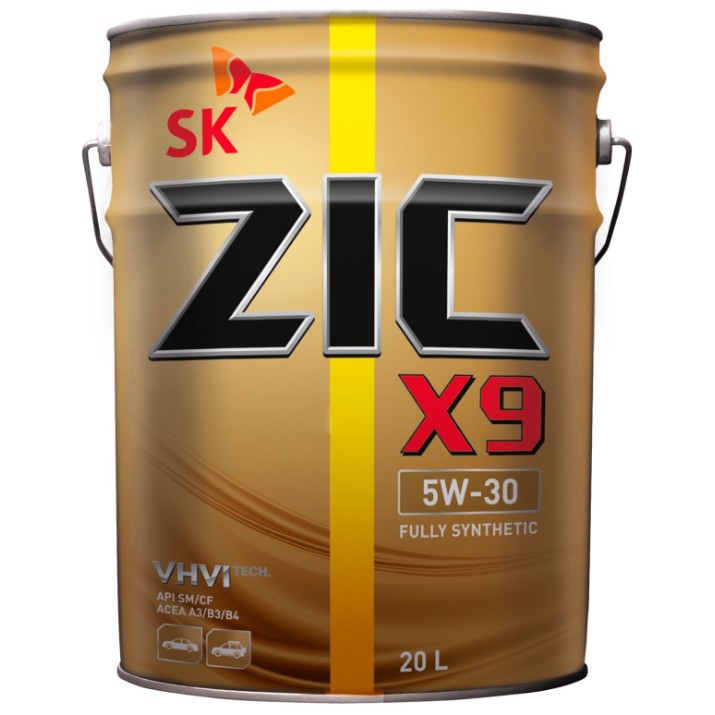 Моторное масло Zic X9 5W-30 20L