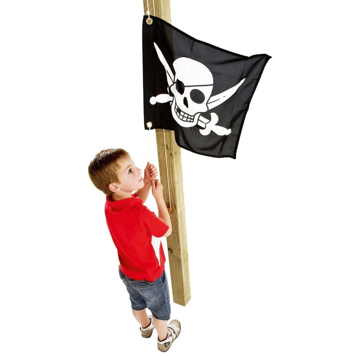 Флаг с механизмом поднятия PlayPark Pirate Flag 550x450 mm