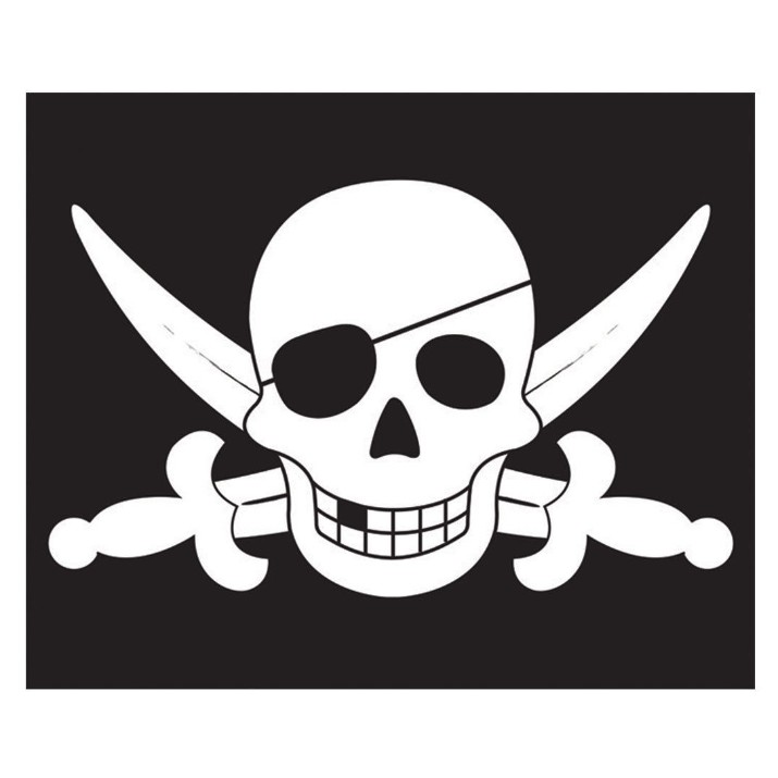 Флаг с механизмом поднятия PlayPark Pirate Flag 550x450 mm