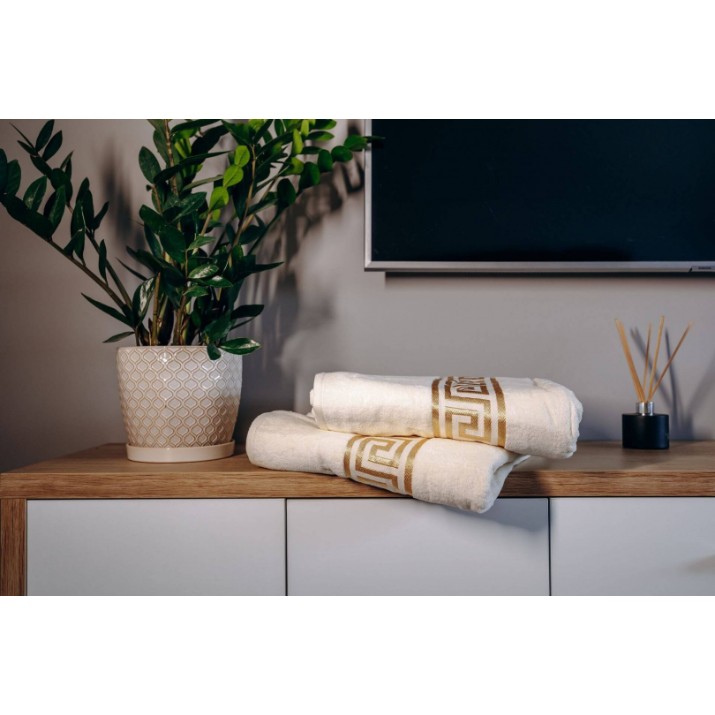 Cuvertura Samo Grecia 150x200cm Cream Mahra