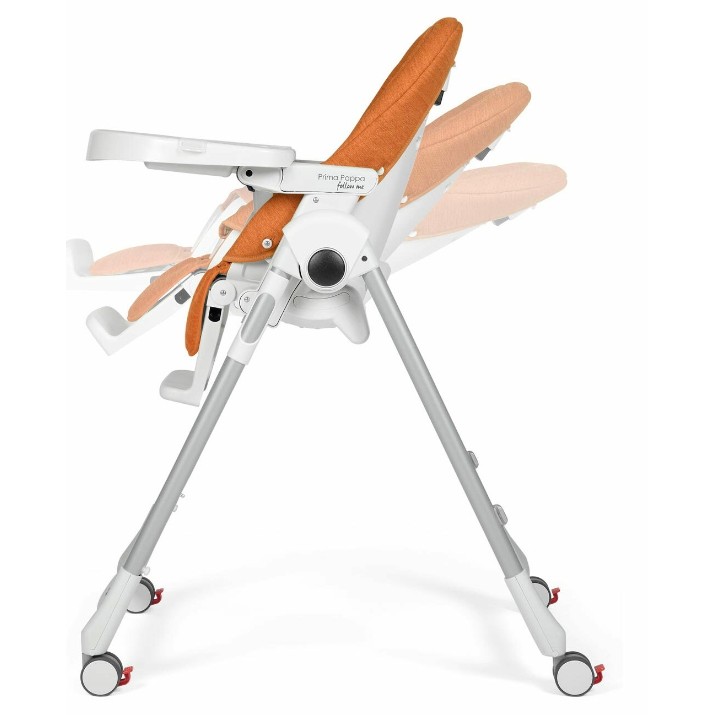 Scaun de masa Peg Perego Prima Pappa Follow Me Wonder Orange (IH01000000WD48)