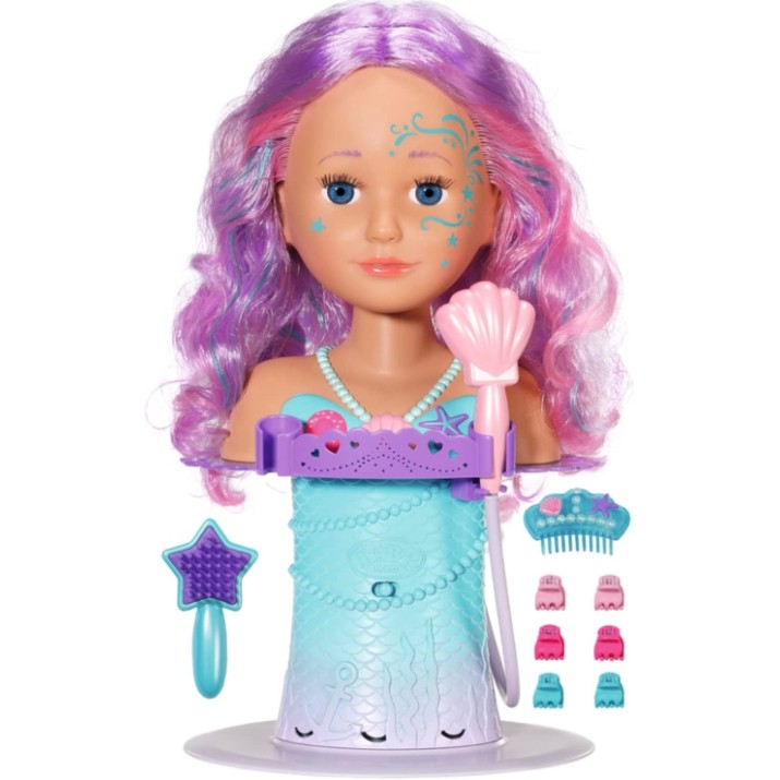Trusa de coafura pentru copii Zapf Baby Born Sirena (830550)
