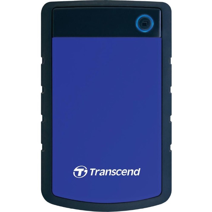 Внешний жесткий диск Transcend StoreJet 25H3B 1Tb Rubber Grey/Blue