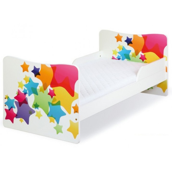Кроватка Albero Mio Timo Stars 140x70 White