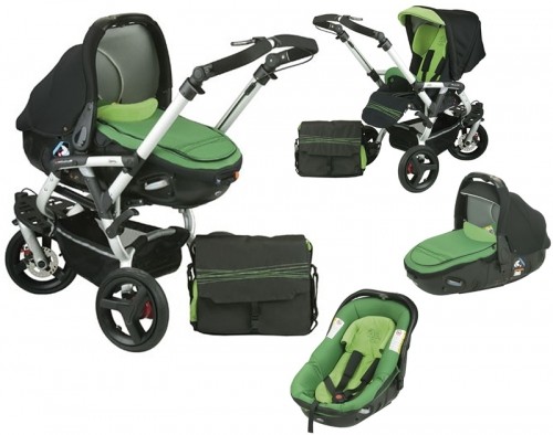 Коляска Jane Slalom Pro Reverse- Formula Matrix Light Anis (5234 J45)