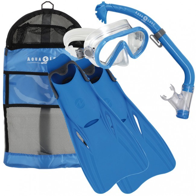 Labe inot Aqualung Set Santa Cruz Junior L-XL (AQ 1001596)