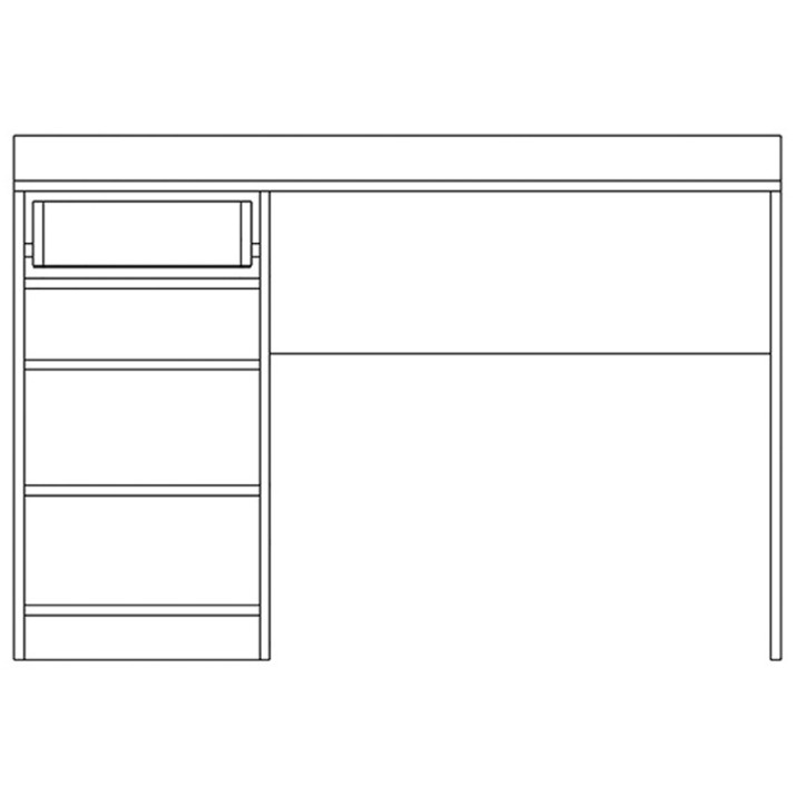 Birou copii Yasen Yasen Disney Graphite Grey/White Stejar Craft