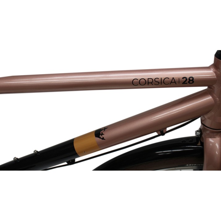 Bicicletă Forward Corsica 28 (2020) Black/Brown