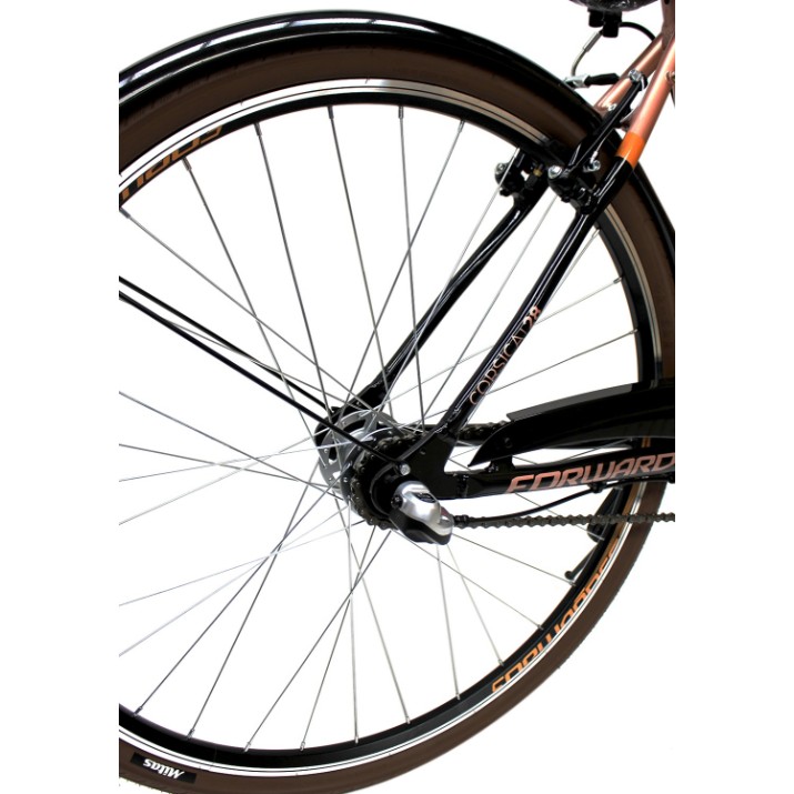 Велосипед Forward Corsica 28 (2020) Black/Brown
