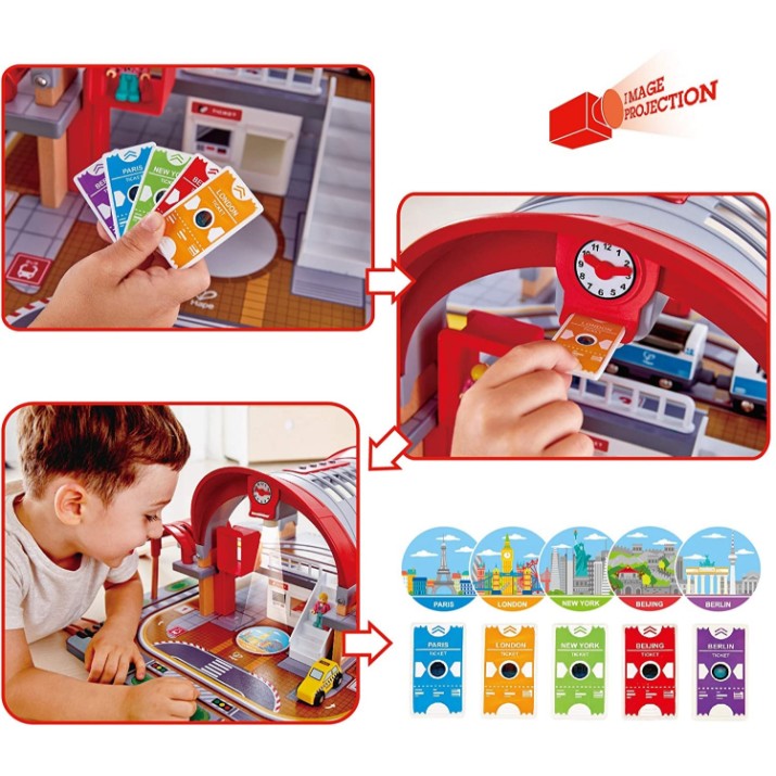 Детская игровая дорога Hape Grand City Station (E3725)