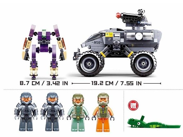 Конструктор Sluban Atomic Storm Infantry (B0996)