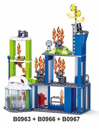 Конструктор Sluban Fire Drill (B0963)