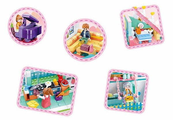 Set de construcție Sluban Girls Dream Apartment (B0973)