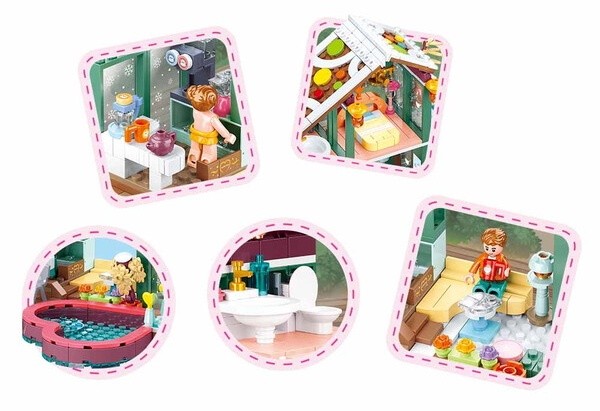 Set de construcție Sluban Girls Dream Resort (B0961)