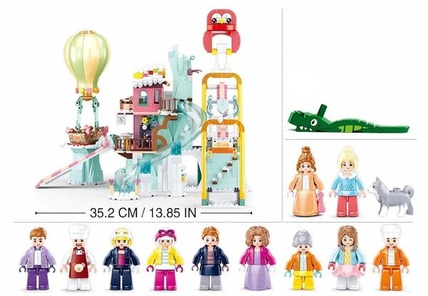 Set de construcție Sluban Girls Dream Skiing Holiday (B0962)