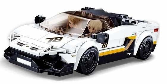 Конструктор Sluban Model Bricks Racing Car Italy (B0957)