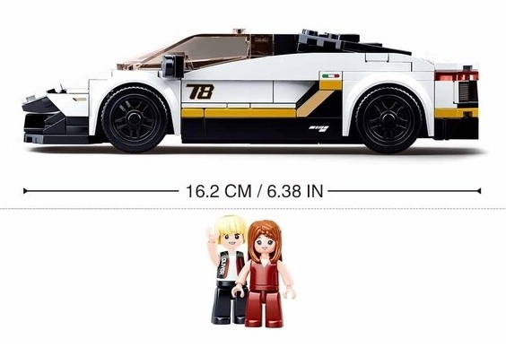 Конструктор Sluban Model Bricks Racing Car Italy (B0957)