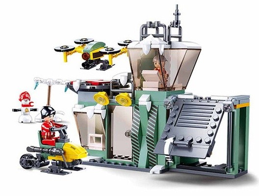 Set de construcție Sluban Rescue Base (B0953)