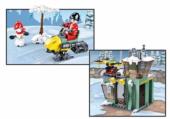 Set de construcție Sluban Rescue Base (B0953)